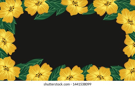 Sunflower Based Pattern Background Design