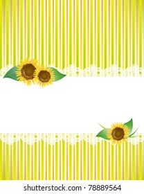 sunflower card