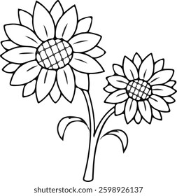a  Sunflower Coloring look avery nice