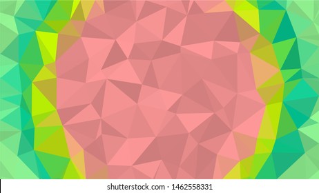 Sunflower colours modern gradient triangle background texture made out of triangles of  different sizes in vector art, to be used as background/texture for sites/posters (Low Poly texture)