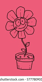 sunflower doodle