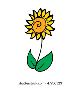 sunflower drawing