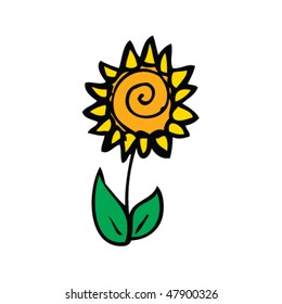 sunflower drawing