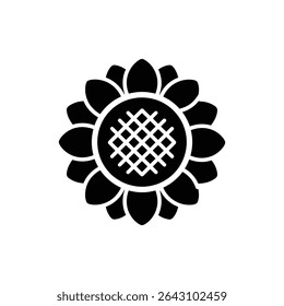 Sunflower Facing Sun for Bright and Cheerful Nature Symbol