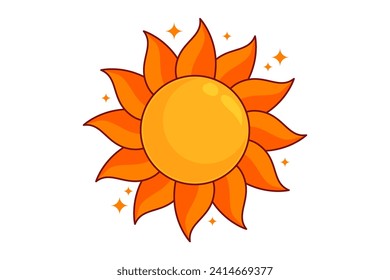 Diseño de patrón de fortuna plana de girasol