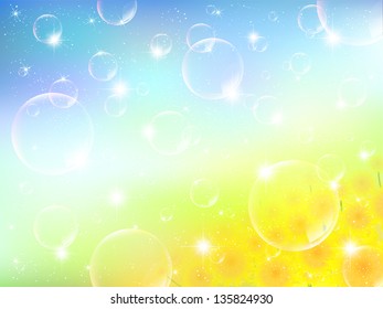 Sunflower flower background landscape