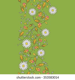 sunflower flower seamless background