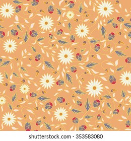 sunflower flower seamless background