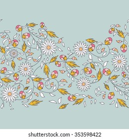 sunflower flower seamless background