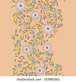sunflower flower seamless background