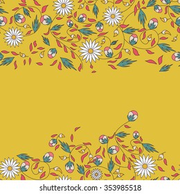 sunflower flower seamless background
