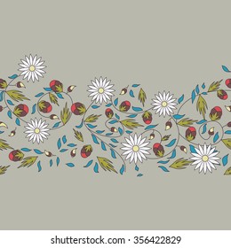 sunflower flower seamless background