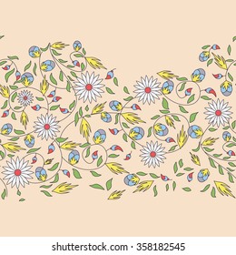 sunflower flower seamless background