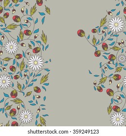 sunflower flower seamless background