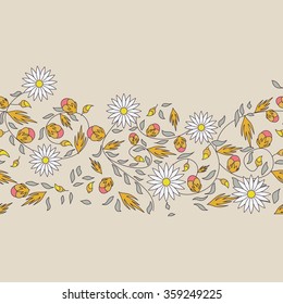 sunflower flower seamless background