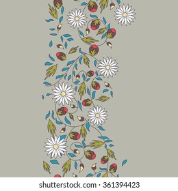 sunflower flower seamless background
