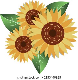 Flores de girasol que florecen en verano Plantas Flores naturales
