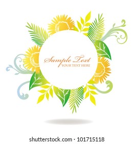 sunflower frame