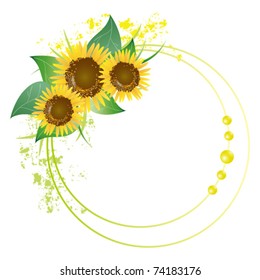 sunflower frame