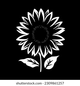 Sunflower - High Quality Vector Logo - Vector illustration ideal for T-shirt graphic