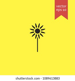 sunflower. sunflower icon. sign design. Vector EPS 10