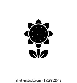 Sunflower icon. Simple glyph, flat vector of autumn icons for ui and ux, website or mobile application