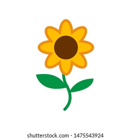 sunflower icon symbol design vector