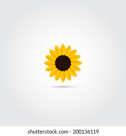 Sunflower icon - Vector