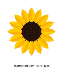 Sunflower Icon - Vector 