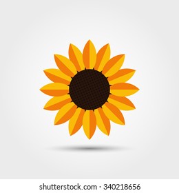 Sunflower icon - Vector