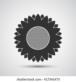 Sunflower icon - Vector