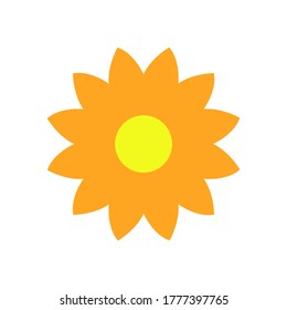Sunflower icon - Vector illustration eps 10.