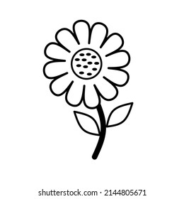 vector de icono de girasol en fondo blanco