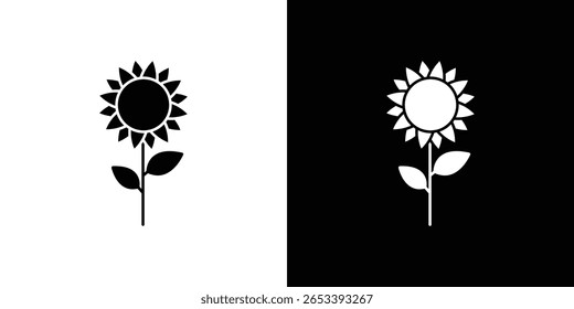 Sunflower icon Vector scalable graphics