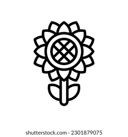 icono de girasol para tu diseño de sitio web, logotipo, aplicación, interfaz de usuario.