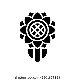 sunflower icon for your website design, logo, app, UI.