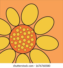sunflower illustration art work design