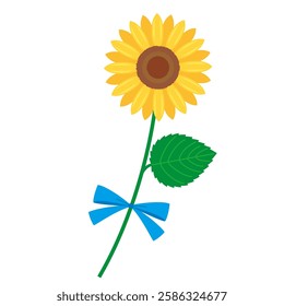 Sunflower illustration for Father's Day