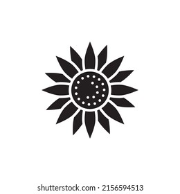 Sunflower line color icon. Isolated vector element. Outline pictogram for web page, mobile app, promo