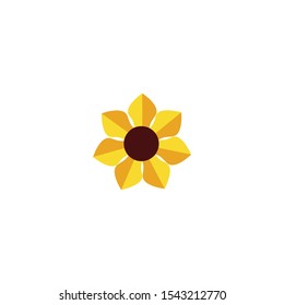 Sunflower logo design vector illustrstion