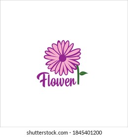 Sunflower logo design vector silhouette