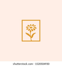 Sunflower Logo Icon Design Template Vector 