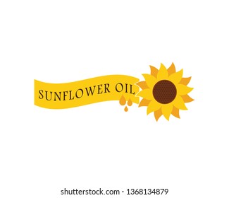 Sunflower logo icon vector illustration