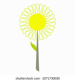 Sunflower Logo Nature Illustrator Template