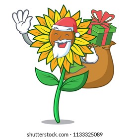 sunflower mascot cartoon style
