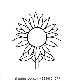 EPS vectoriales de arte mínimo de girasol