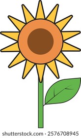 Sunflower nature free icons symbols