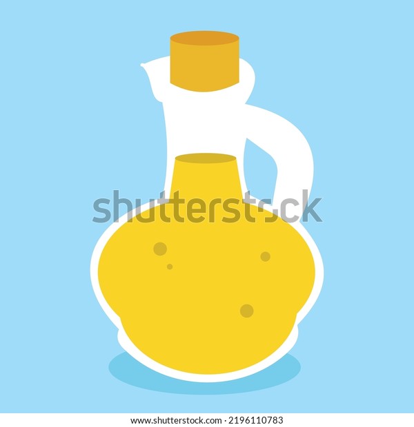Sunflower Oil Jug Stock Vector (Royalty Free) 2196110783 Shutterstock