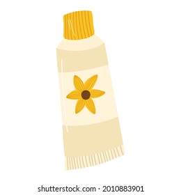 Sunflower oil paints desigh element for greeting cards,banners.