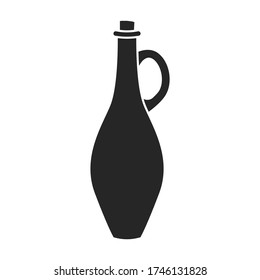 Sunflower oil vector icon.Black vector icon isolated on white background sunflower oil.